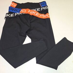 Nike Dri-FIT Black Athletic Top with White Logo